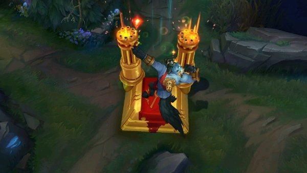 LOL四个最牛逼的皮肤 第一个回城自带无限火力BGM