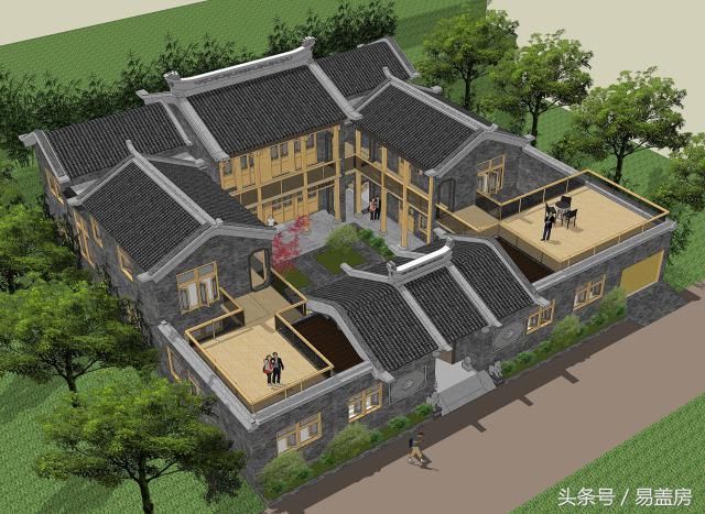 仿古四合院民宿，让乡亲们走向幸福小康！