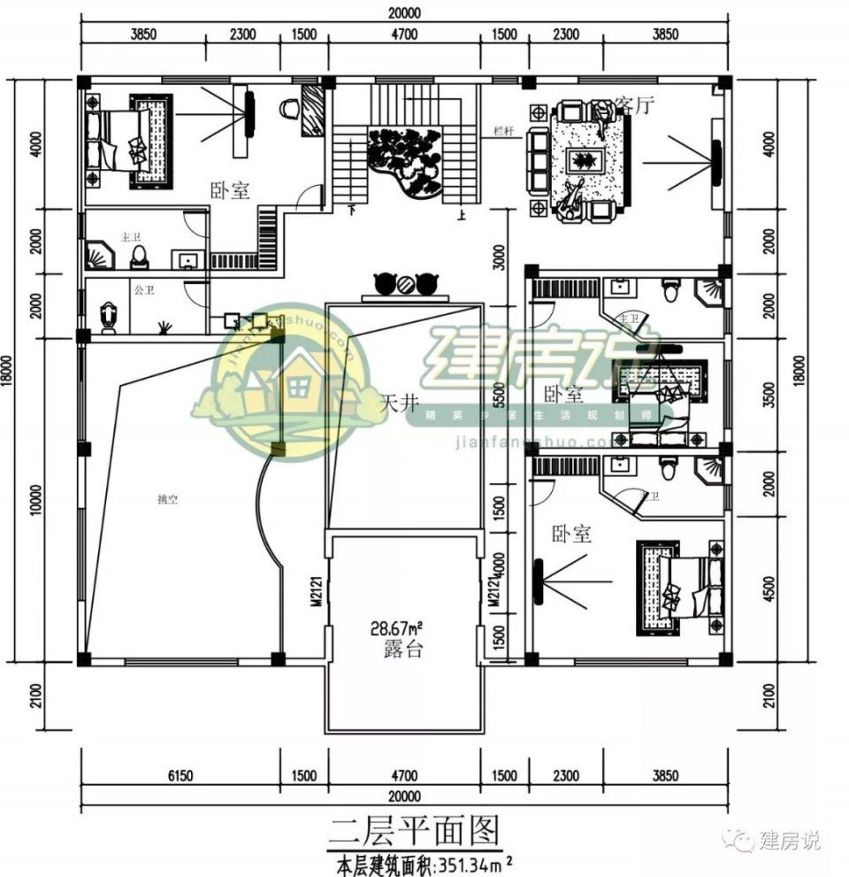 有品位的新中式别墅，农村富贵人家都这样建，财源广进!