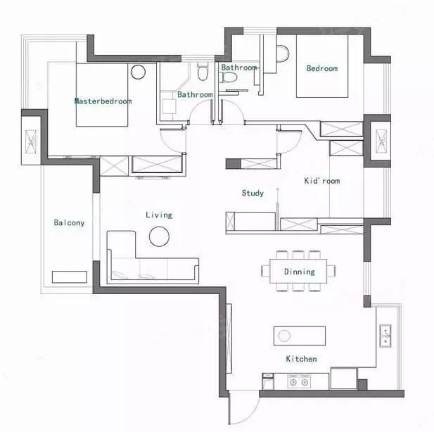 大胆改变房屋格局，不一样的薄荷绿的家_【今日爆点】