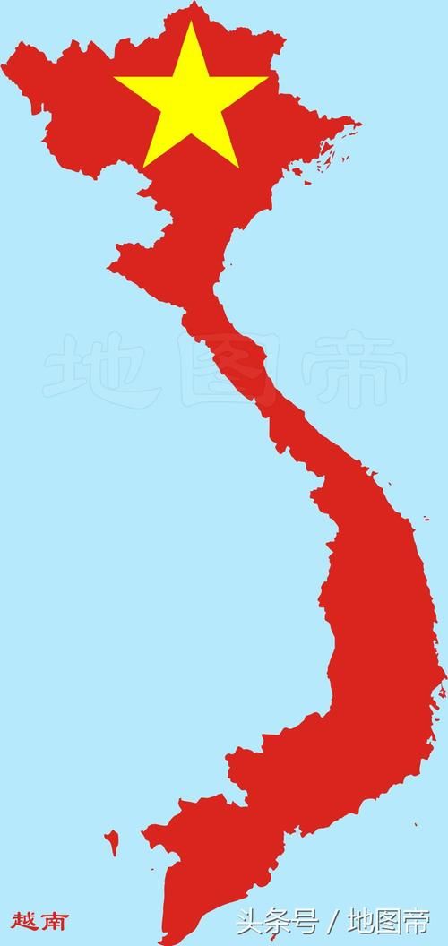 自制地图国旗,中国14个陆地邻国,你知道几个?