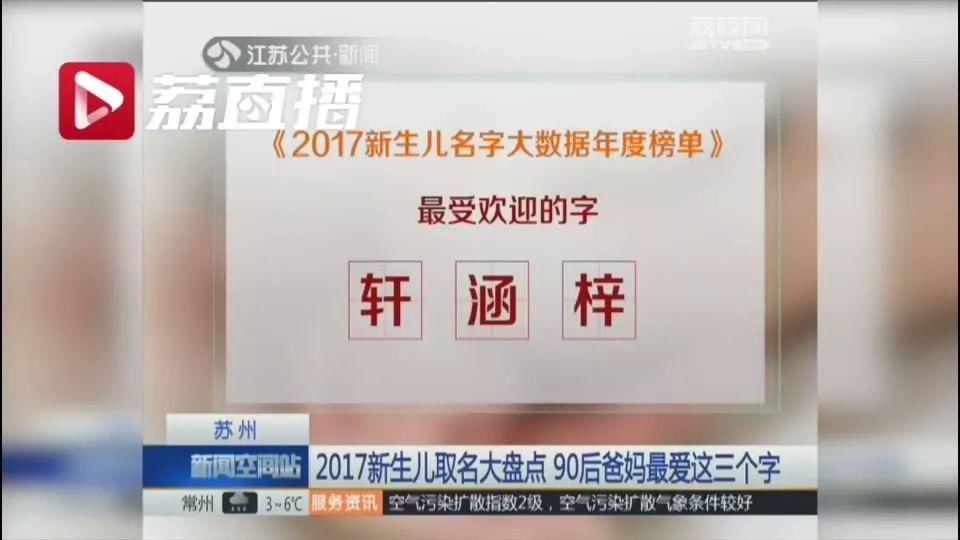 2017新生儿爆款名字出炉 最受欢迎的是这三个字