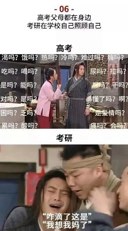 几张图片为你揭晓高考和考研哪个更难?不要太