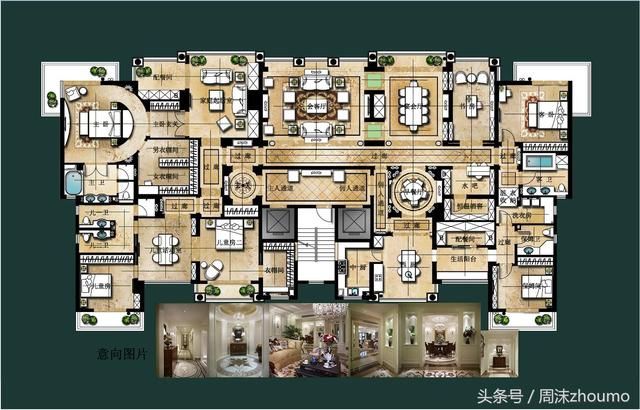 两套打通户型16个方案