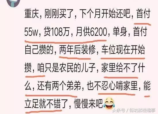 你的房贷每月要还多少，压力有多大?网友:每月315元毫无压力