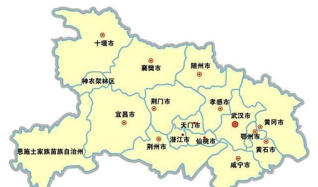 湖北地级市排名_湖北地级市图片(2)