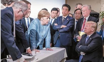 G7峰会不欢而散各国“斗图”原来是为了这件事