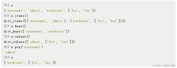 Python的重要组成部分Python字典