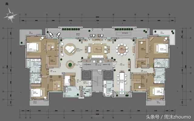 两套打通户型16个方案