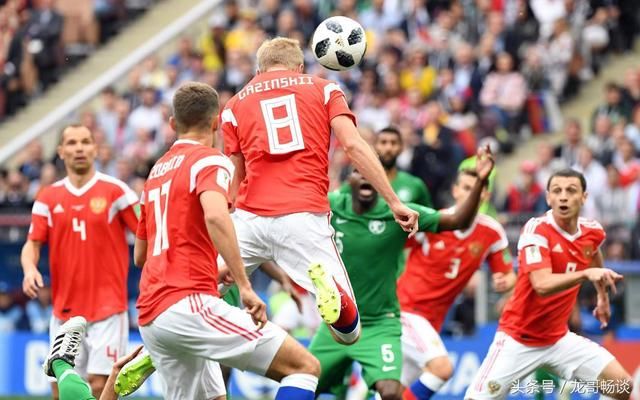 进了两球,俄罗斯领先沙特