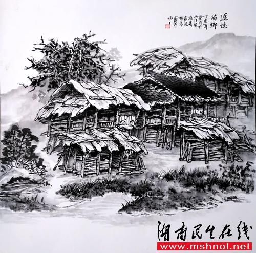 侗族青年画家杨绍啟(杨胜)：一笔一画 游于山水间