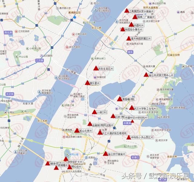 武汉楼市红黑榜：武昌300万方即将拆迁 大把政策助力刚需买房