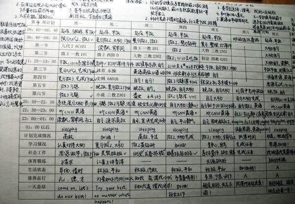 衡水中学一张作息时间表刷爆朋友圈,学霸怎么