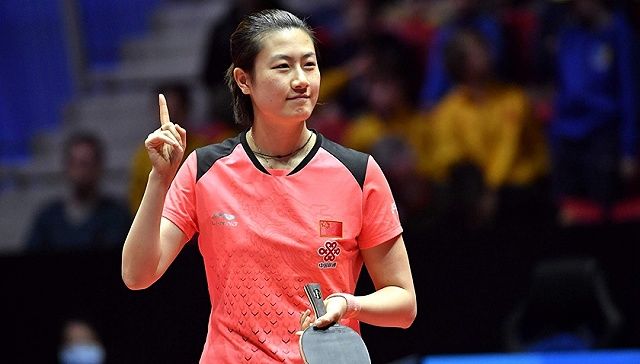 中国女乒3-1逆转日本 斩获团体世乒赛四连冠