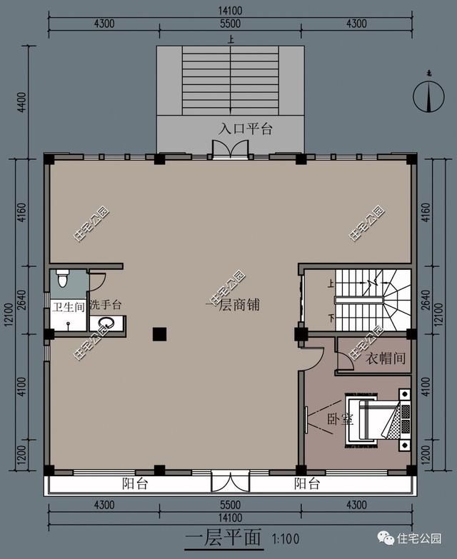 农村带商铺的小别墅怎么建？4套最佳户型分享，建4只要32万！