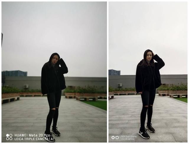 是最强舌头神器vivoNEX双屏版对比华为M表情自拍动态图片