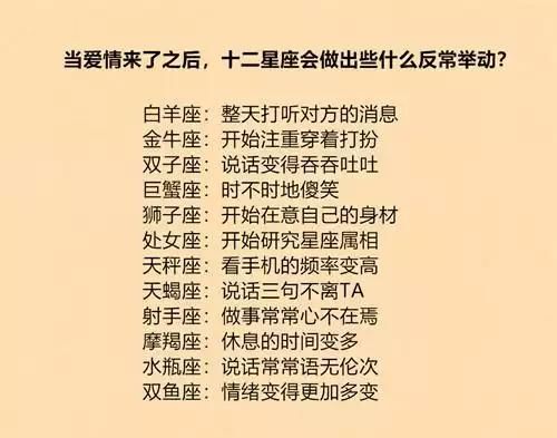 十二星座最害怕的东西，分手有多绝情？最没有时间观念排行榜