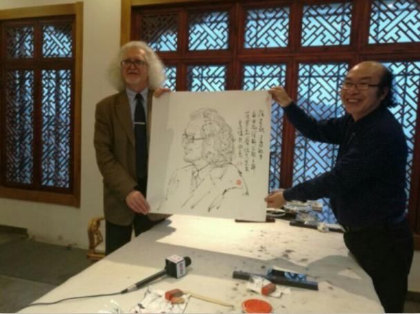 白俄罗斯共和国文化联盟主席来京接见徐建新教