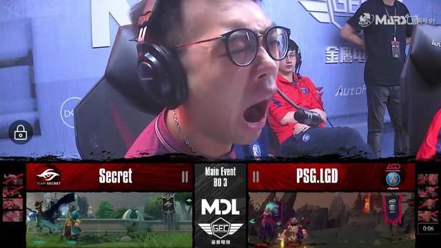 Dota2:败者组第三轮 LGD轻松击败秘密 晋级下一轮会师NewBee