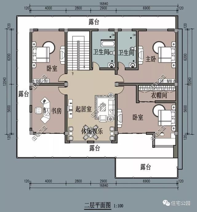 5套经济实用农村别墅，打破传统露台设计！2018农村建房首选