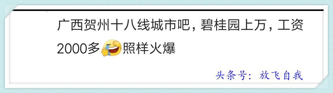 你家的小县城房价如何？买得起房吗？网友说：半年收入买一个平方