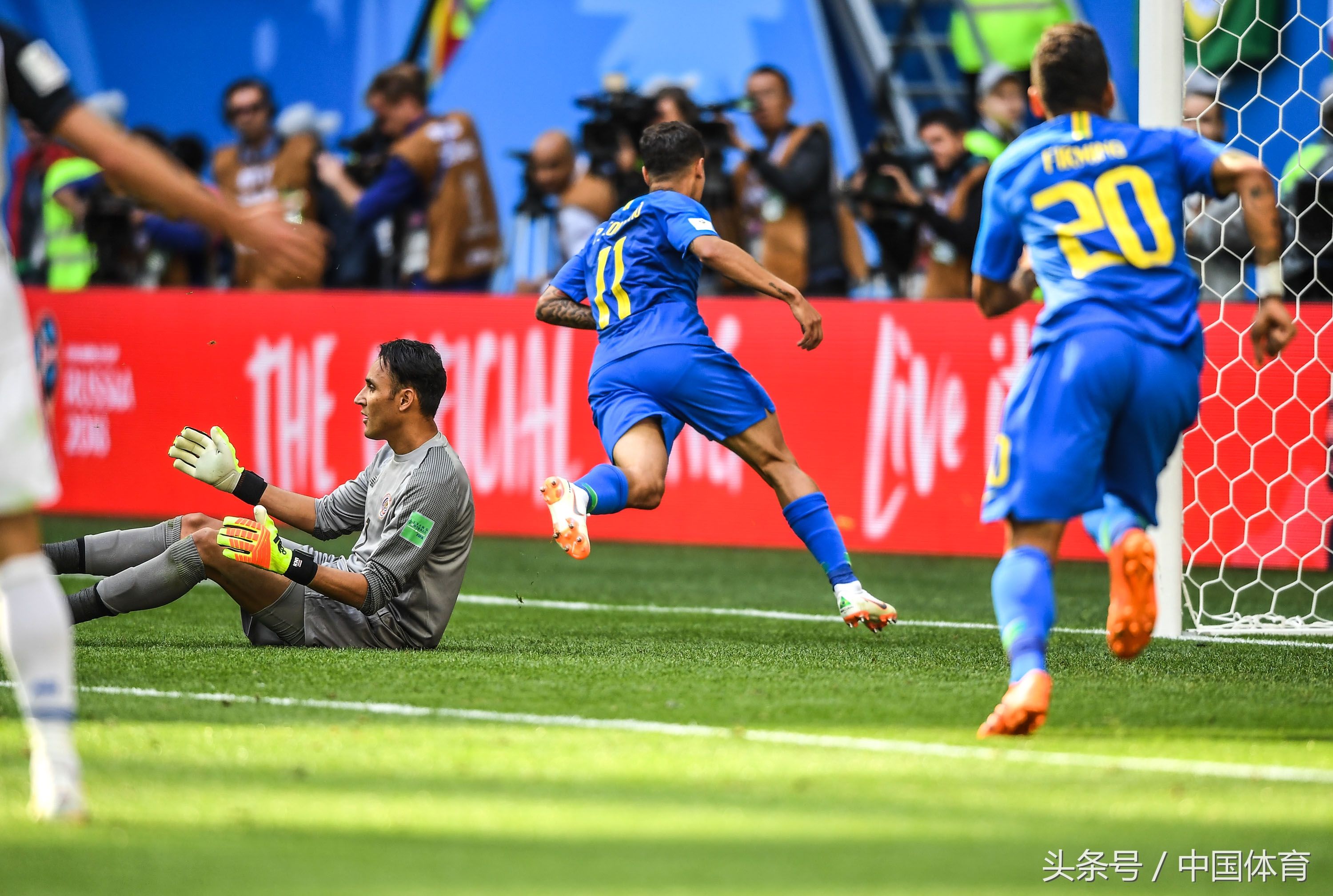 2018世界杯E组第二轮比赛 巴西2比0胜哥斯达