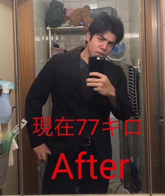 日本励志小哥11个月减重70kg,减肥过程堪比整容,颜值神似彭于晏