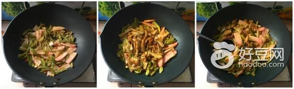 五月食疗咸鲜火辣超下饭的泡菜炒腊猪肚