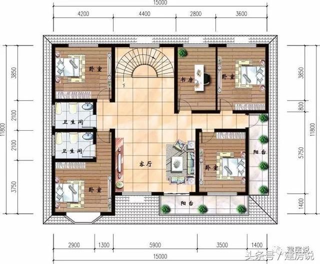 30万在农村建造什么样的别墅？看这2套小别墅户型回家建一栋