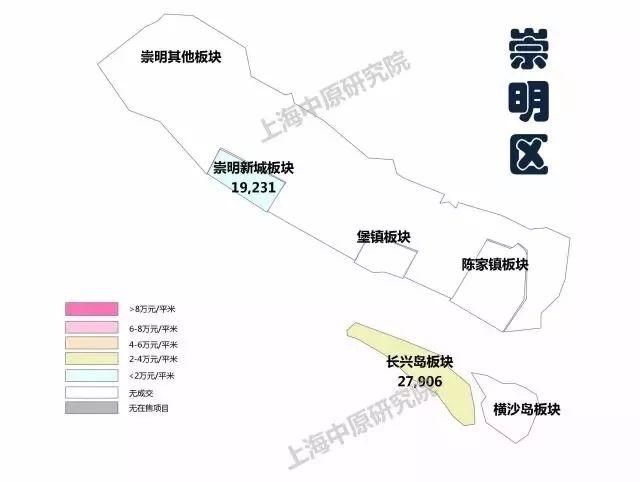 2018年首月上海房价地图出炉，赶紧看看春节过后，你家房子值多少