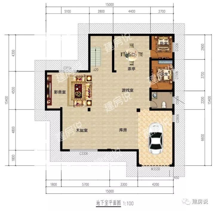 12套带地下室的别墅，宅基地大得入手，宅基地小更必须入手