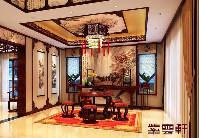本套案例是别墅传统古典中式装修效果图,和业主邓总沟通过他喜欢的生活方式和家居环境,最后决定以传统古典中式装修风格来设计此套别墅,虽然是传统古典中式风格的装修,但也有典雅娴婉的诗情画意和有气势磅礴的浓烈风采,端庄中透出灵动的味道。别墅传统古典中式装修勾画出一幅安清雅含蓄、端庄丰华的家居画卷,是典型的传统古典中式风格,运用众多的木作、红木家具、中式元素共同打造这一传统古典中式装修别墅空间。