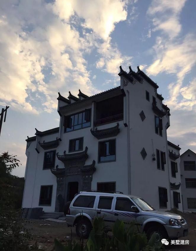 农村新中式别墅实拍，一共二十套，第一套最美!