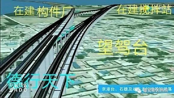 京雄城际雄安站与动车占地所涉及的村庄与小区