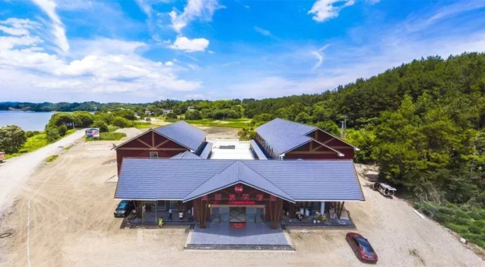 实例：神奇的钢结构装配式建筑--万佛湖旅游景区的木屋度假村(图1)