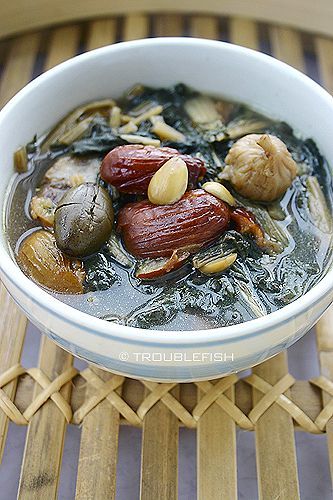 白菜干无花果猪脚汤