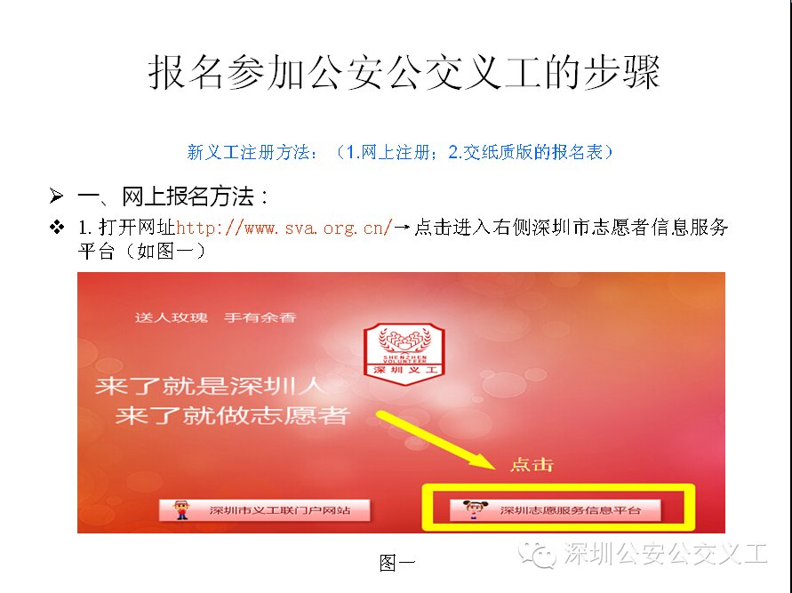 深圳市志愿者信息服务平台