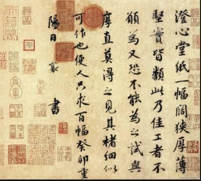 宋代的画家都用什么纸张作画,一人简说