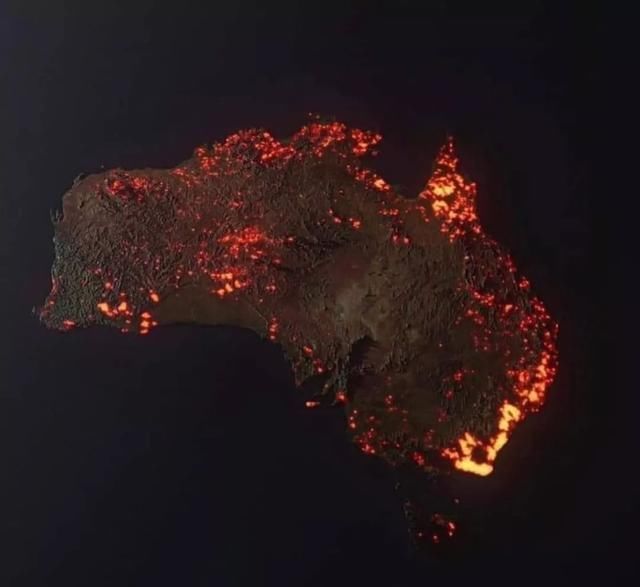 澳大利亚被烧
