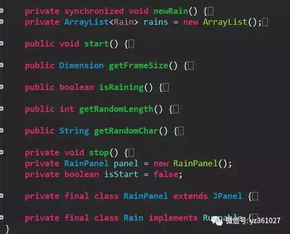 Java编写《黑客帝国》代码雨字符雨屏幕保护