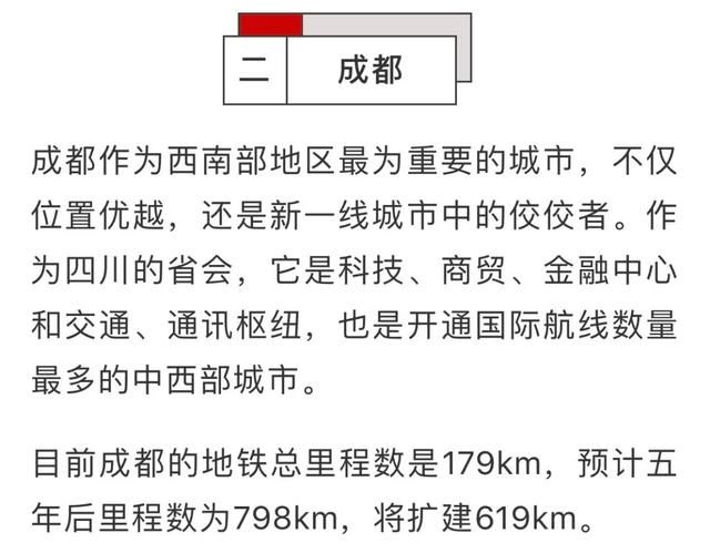 最新！中国地铁城市排行榜公布！快来看看武汉排第几？