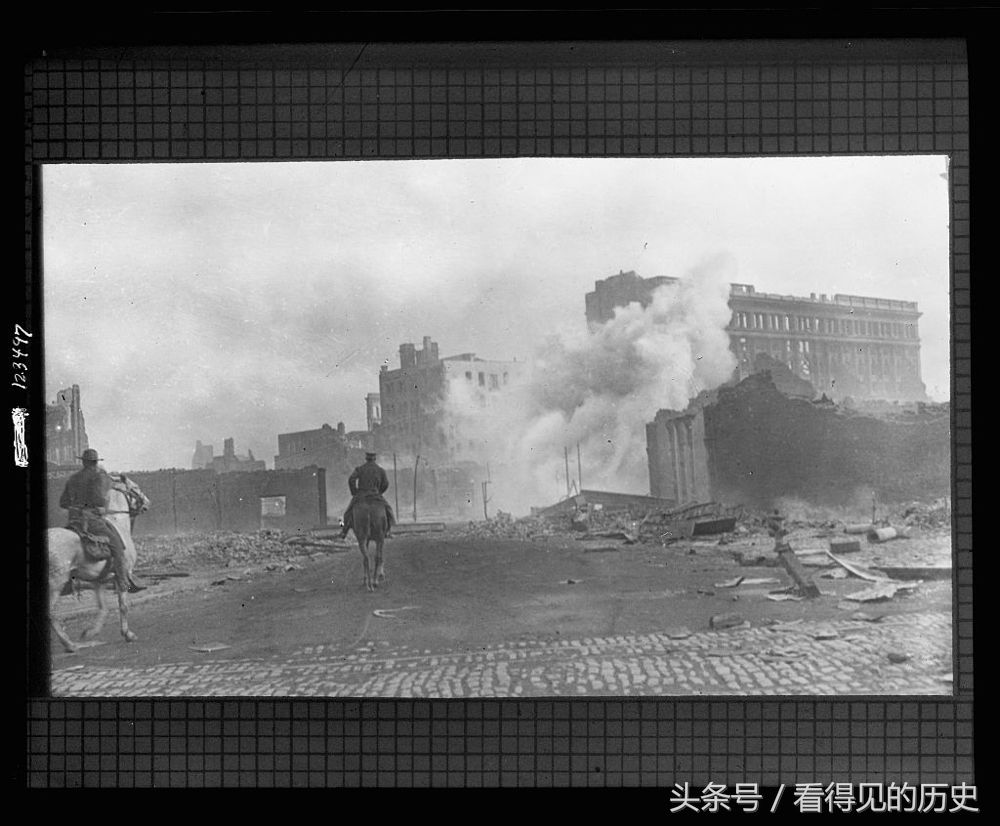 老照片:1906年旧金山大地震 第一次用相机记录的地震