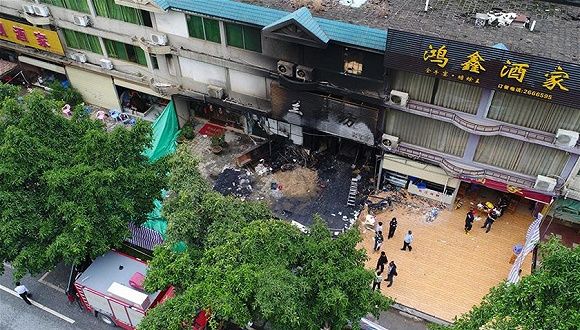 广东英德KTV纵火案嫌犯被批捕 火灾致18死5伤