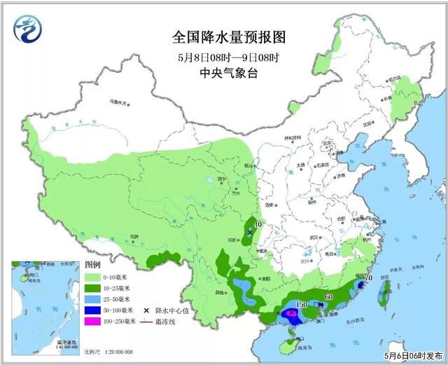 凶暴！今年首场特大暴雨杀到，江南华南等地现雷电，水产人注意了