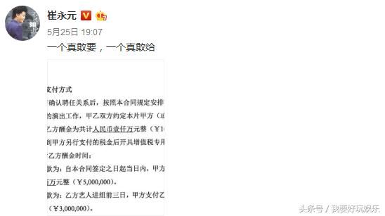 崔永元骂范冰冰烂,却去爆料范冰冰的高片酬,这