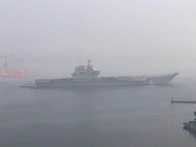 独家高清图：国产航母海试！