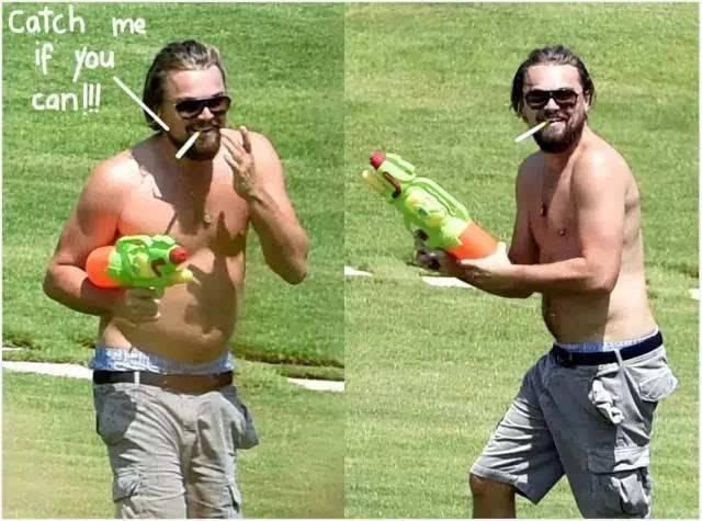 还在吐槽玩水枪的小李子吗?如今为与皮特飙戏疯狂减肥，帅回来了