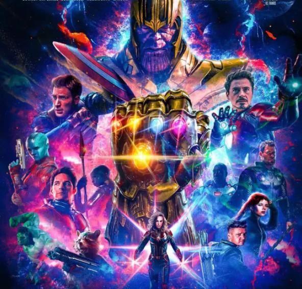 《复联4》曝最新概念海报,灭霸又打了一个响指