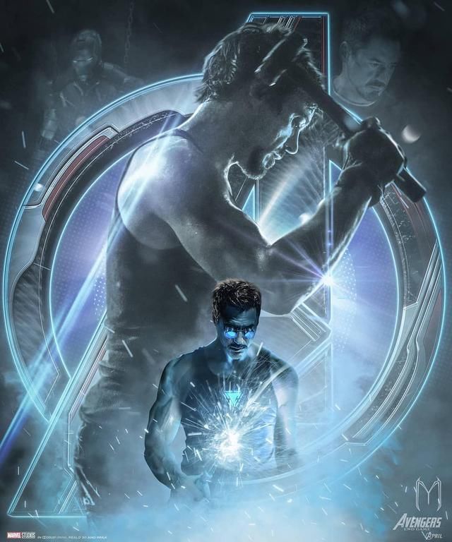 复联4全新概念图曝光,钢铁侠雷神和绿巨人下落