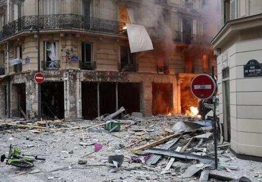 巴黎市中心燃气泄漏引发爆炸,造成至少36人受